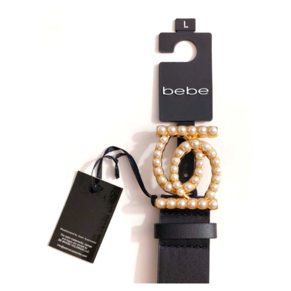 Bebe Faux Leather Belt